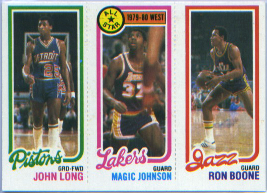 1980-81 Topps #111 88 John Long/18 Magic Johnson AS/237 Ron Boone product photo